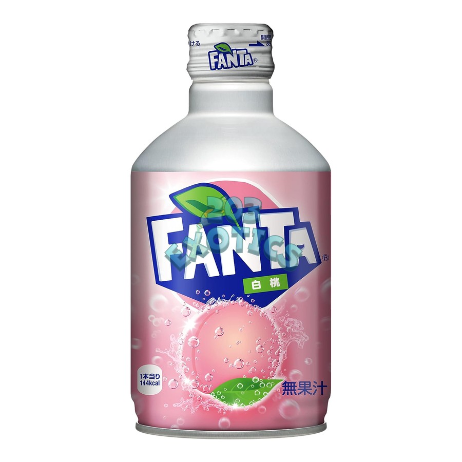 Fanta White Peach (Japan) — product photo
